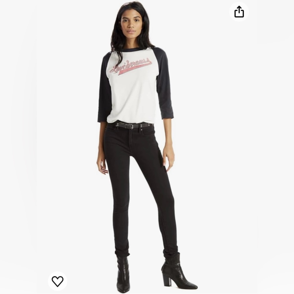 SOLD ❌Levi’s // 721 High Rise Skinny Black // Size 26